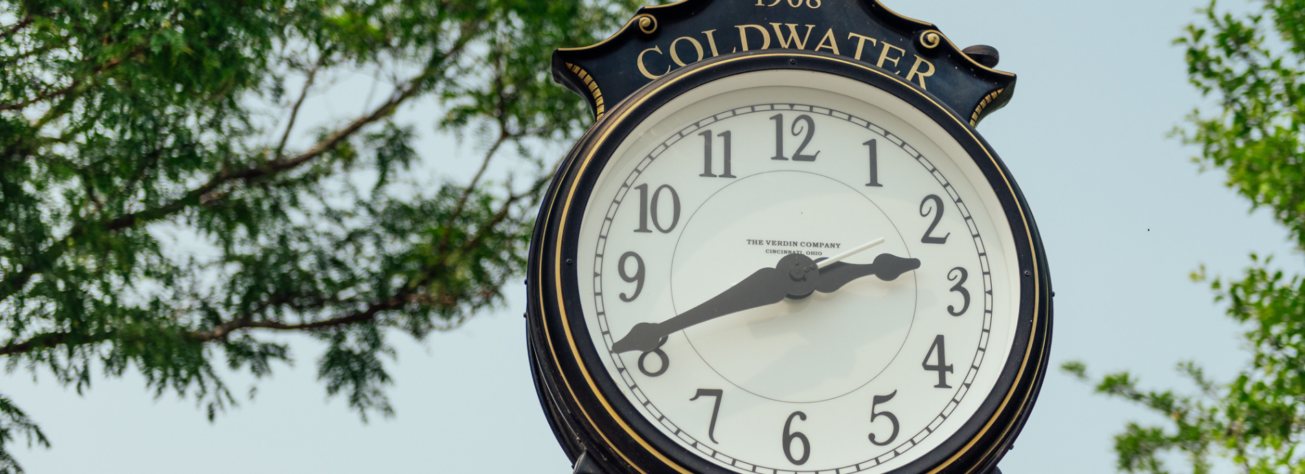 Coldwater clock face